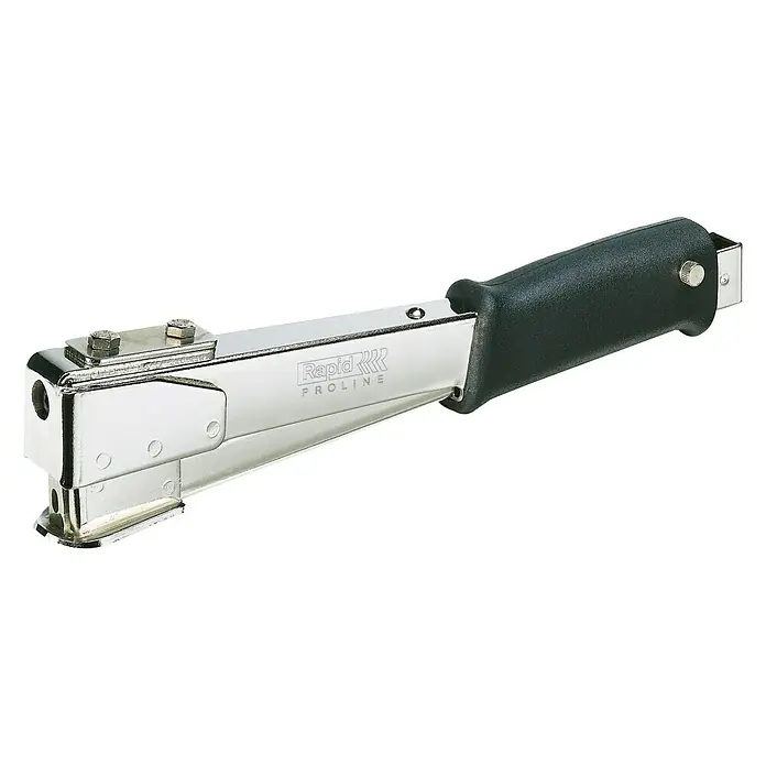 Rapid Hamertacker R54 - Nietdiepte: 6 - 14 mm, Geschikt voor: Platte draadkrammen type 140 (6 - 14 mm) - Zijaanzicht links