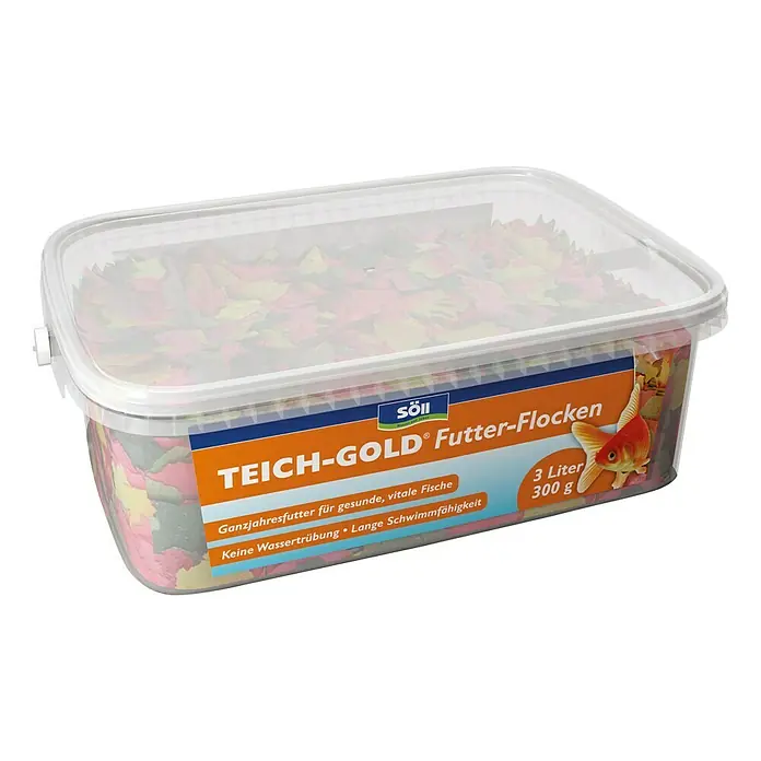 Söll Teich-Gold Teich-Fischfutter Flocken - 100 g