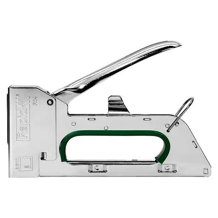 Rapid Handtacker R14 - Klammertiefe: 6 - 8 mm, Geeignet für: Flachdrahtklammern Nr. 140 - Linke Seitenansicht