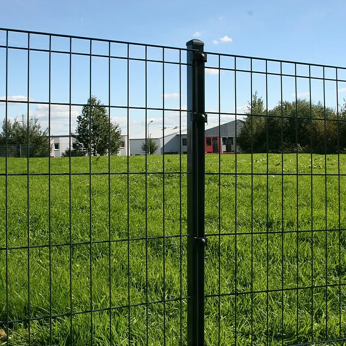 Kraus Zaunpfosten - Höhe: 1.500 mm, Anthrazit, Metall - Vorderansicht