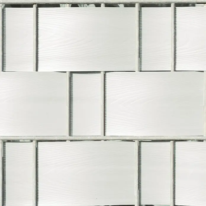 Videx Sichtschutzstreifen - Weiß, 2 Stk., 200 x 9,5 cm