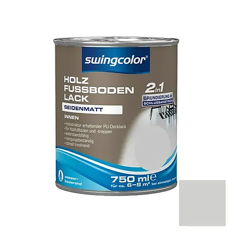 swingcolor 2in1 Holzfußbodenlack RAL 7047