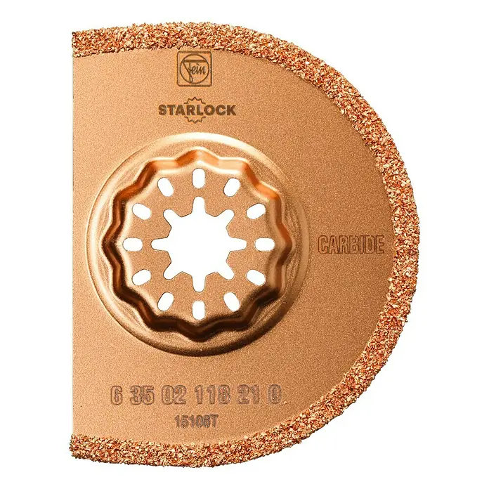 Fein Starlock Segmentni list za pilu od tvrdog metala - Promjer: 75 mm, Debljina lista pile: 2,2 mm - Pogled odozgo