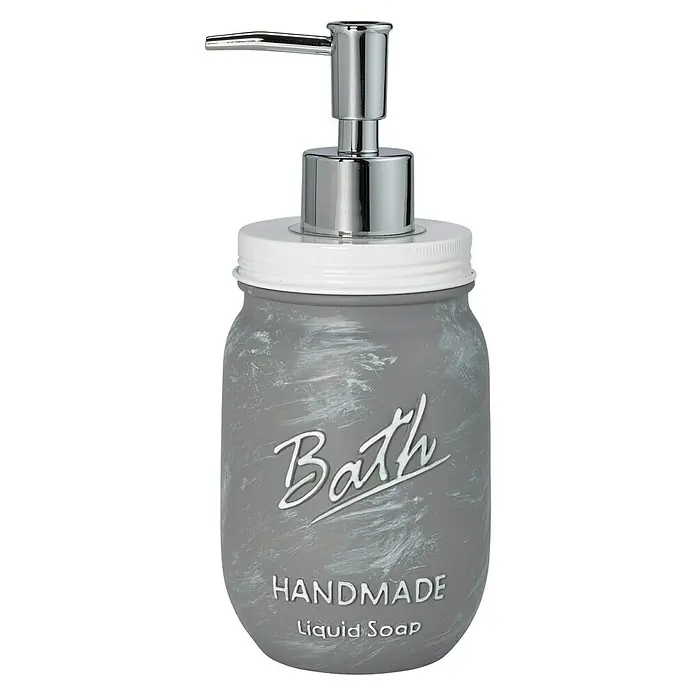 Venus Bath Seifenspender - Polyresin, Weiß/Grau