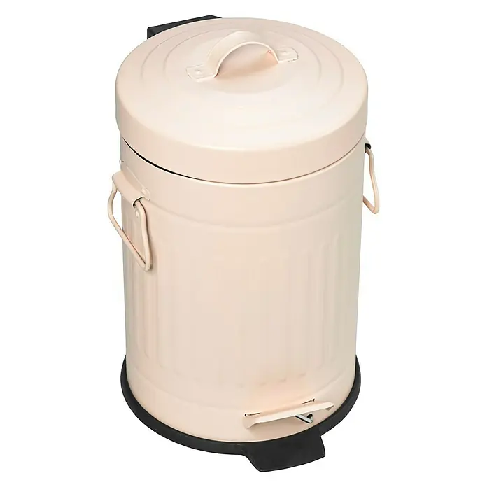 Venus Pedaalemmer Tonne - 3 l, Beige, Rond, Metaal