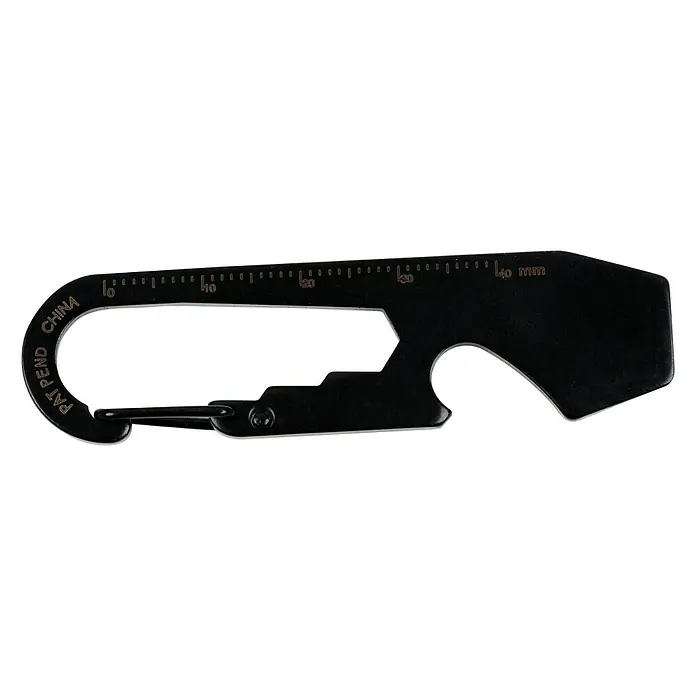Nite Ize Schlüsselwerkzeug DoohicKey - 6,5 x 1,7 cm, Edelstahl, Schwarz
