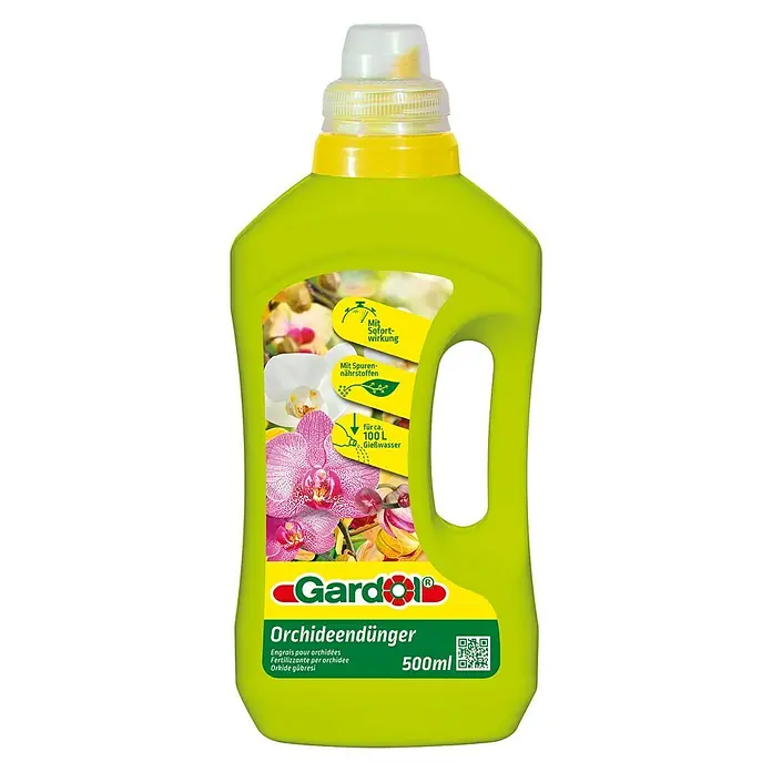 Gardol Orchideendünger - 500 ml, Inhalt ausreichend für ca.: 100 l Gießwasser - Vorderansicht