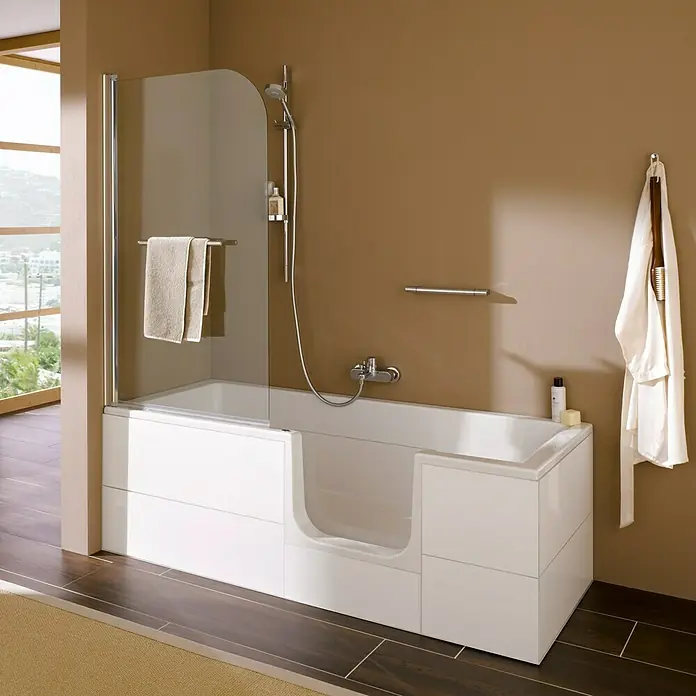 Pregrada za kadu Clear - 1-dij., 80 x 140 cm, Prozirno