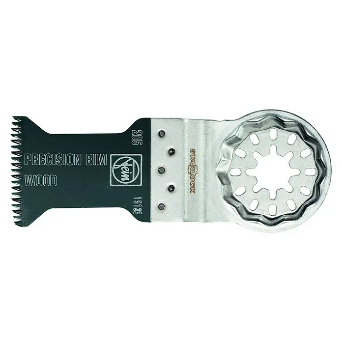 Fein Starlock Bimetalni list pile E-Cut Precision - D x Š: 50 x 35 mm, 3 Kom. - Pogled odozgo