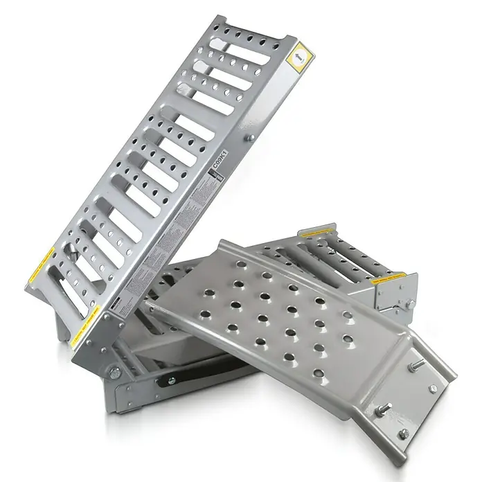 UniTEC Auffahrrampen-Set - Klappbar, 2 Stk., 200 x 23 cm