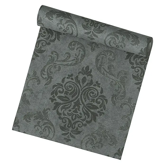 AS Creation Flis tapeta Memory 2 - Crne boje, Ukras, 10,05 x 0,53 m