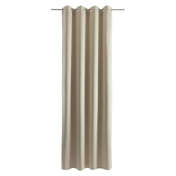 Expo Ambiente Verdunkelungsvorhang Jule - 140 x 300 cm, 100 % Polyester, Creme