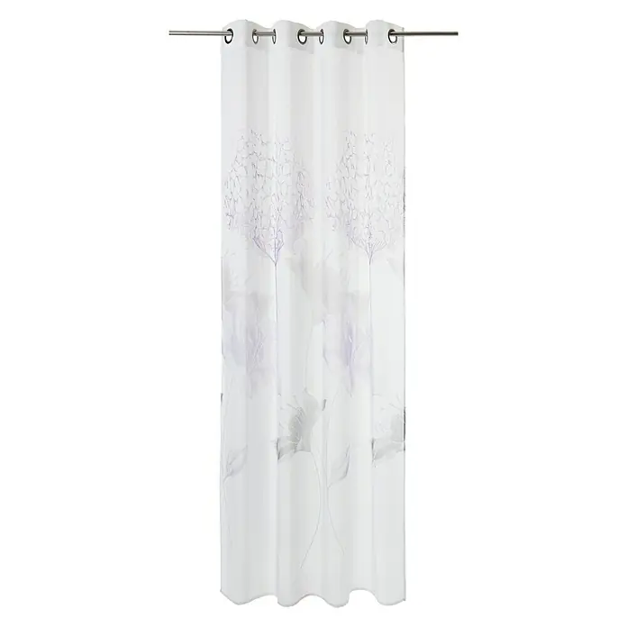 Expo Ambiente Ösenschal Merle - 135 x 245 cm, 100 % Polyester, Weiß/Lila