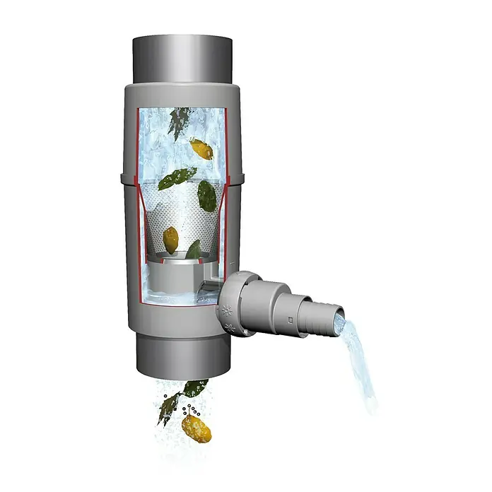 Garantia Fallrohrfilter Regendieb Pro - 1¼″, Braun