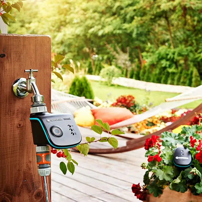 Gardena Smart system Automat za navodnjavanje - Radni tlak: 0,5 bar - 12 bar, Vrijeme zalijevanja: 1 min - 10 h - Pogled sprijeda