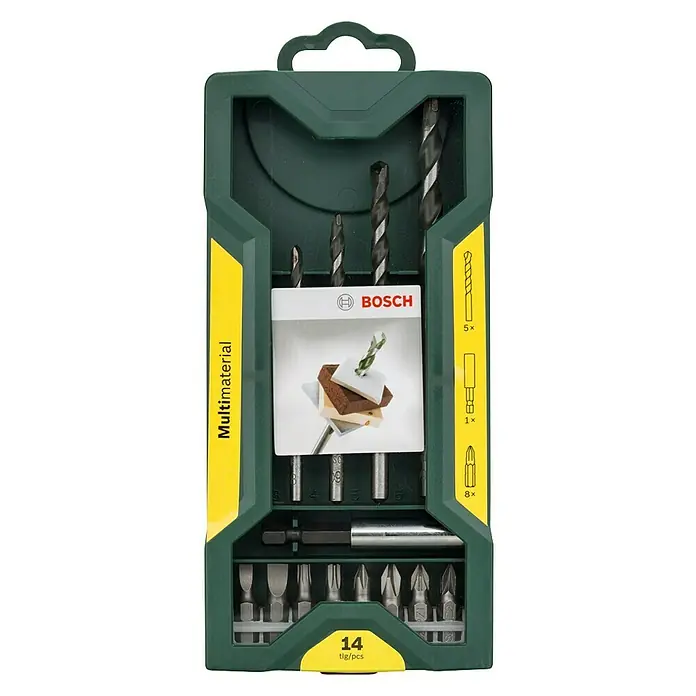 Bosch X - Line Mini Bohrer- & Bit-Set - 14 -tlg. - Vorderansicht