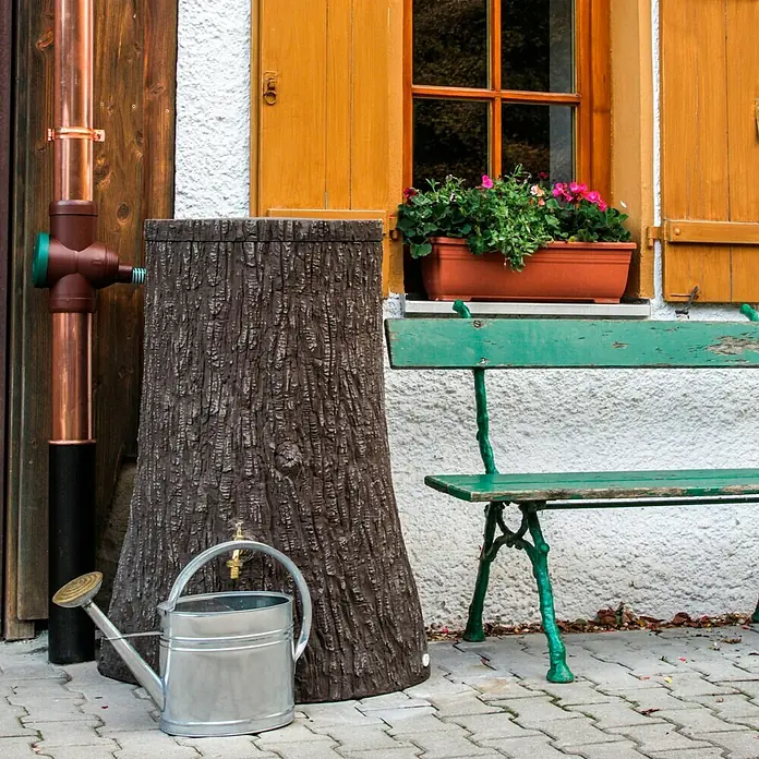 Regentonne Little Tree - 250 l, Dunkelbraun - Stimmungsaufnahme
