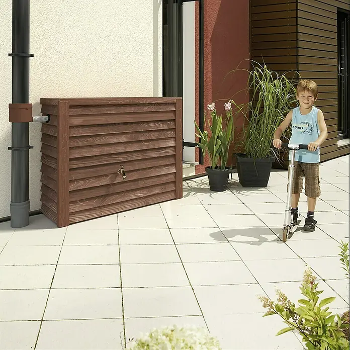 Garantia Exklusive Line Wandtank Woody - Darkwood, 350 l - Stimmungsaufnahme