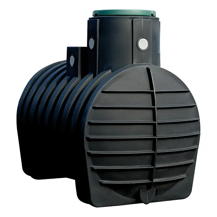 4rainz Regenwassertank Komplettpaket Mono Garten-Comfort - 4.000 l, Tauchdruckpumpe - Vorderansicht