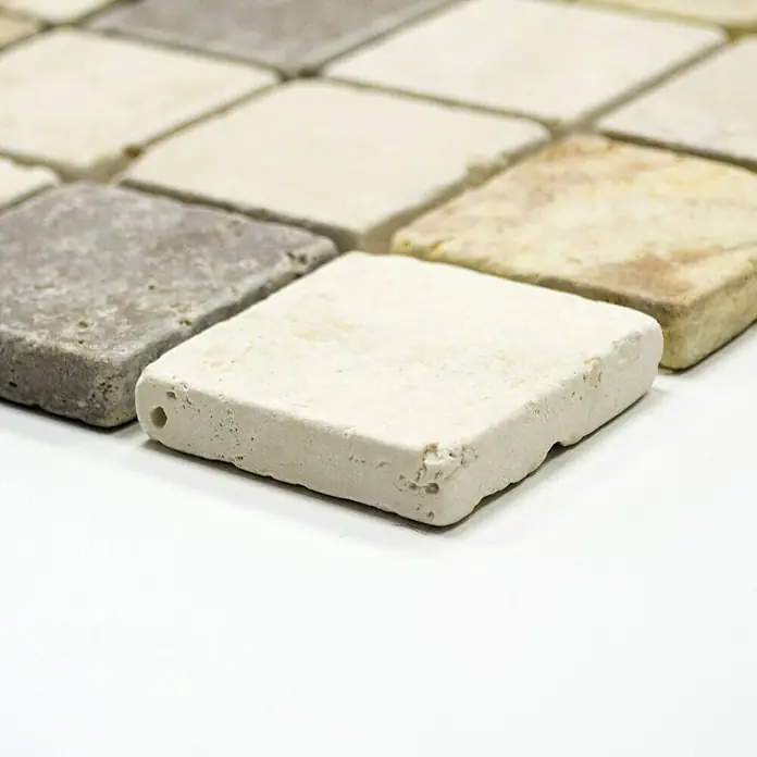 Mosaikfliese Mix XNT 46685 - 30,5 x 30,5 cm, Beige, Matt - Vorderansicht