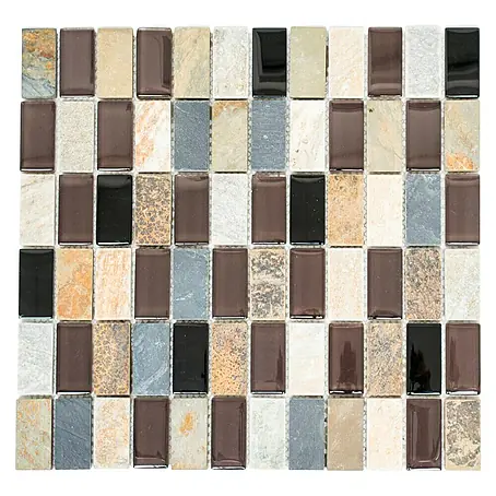 Mosaikfliese Rechteck Crystal Mix XCM MS806