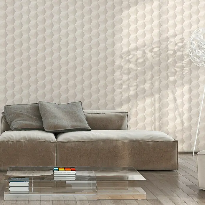 AS Creation Flis tapeta Life 3 - Bež boje, Grafika, 10,05 x 0,53 m - Proizvod u upotrebi