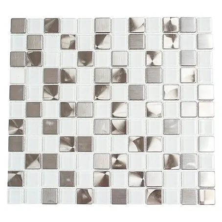 Mosaikfliese Quadrat Crystal Mix XAM A441