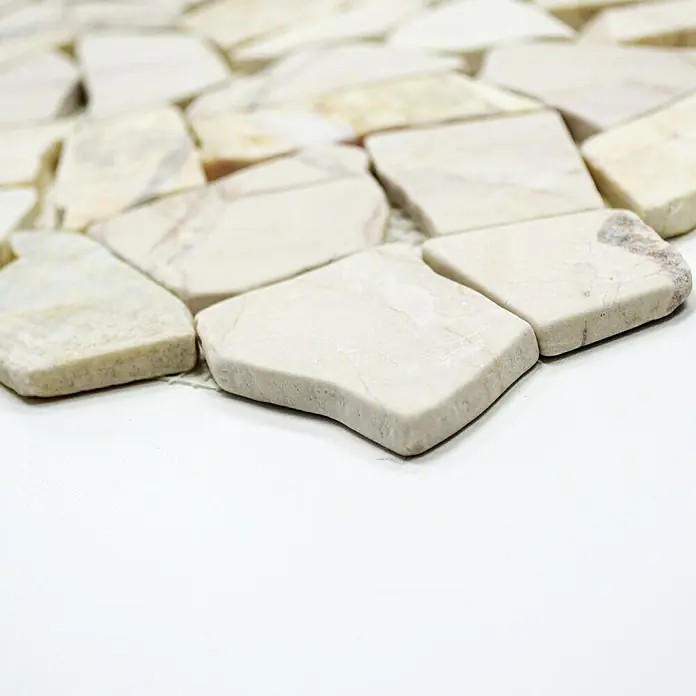 Mosaikfliese Gold Cream CIOT 30/2807 - 30,5 x 30,5 cm, Beige, Matt - Vorderansicht