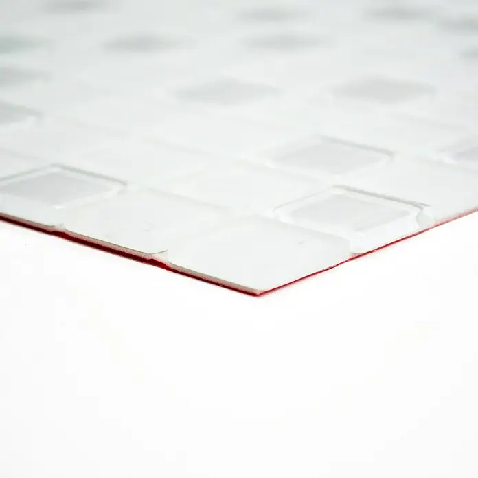 Selbstklebemosaik Quadrat Crystal Mix SAM 4CM20 - 30 x 30 cm, Glas, Weiß
