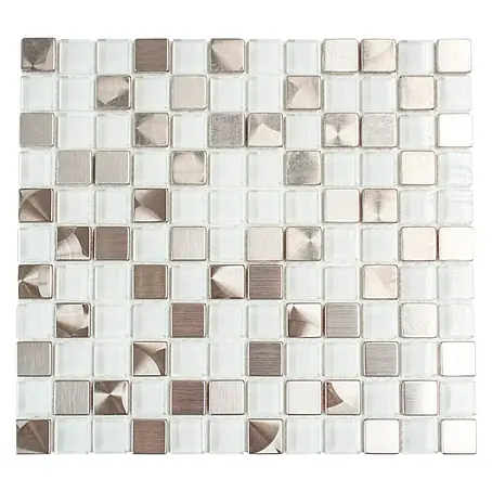 Mosaikfliese Quadrat Crystal Mix XAM A841