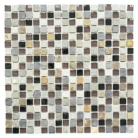 Mosaikfliese Quadrat Crystal Mix XCM M980