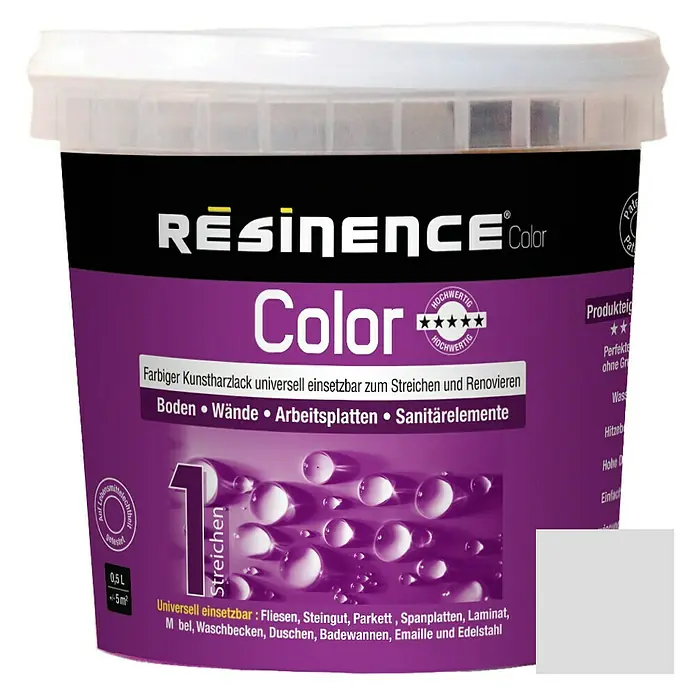 Résinence Color Farbiger Kunstharzlack - Leinen, 500 ml