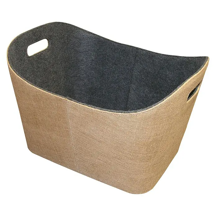 Lienbacher Košara od filca - 55 x 40 x 35 cm, Bež-sive boje
