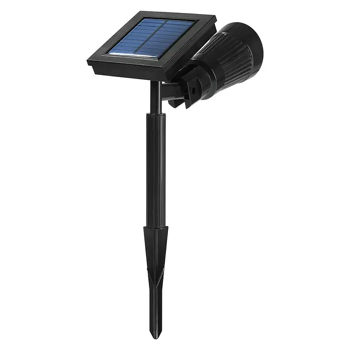 Solar-Laserstrahler Easymaxx - 3,2 V, Li-Ionen - Rückansicht