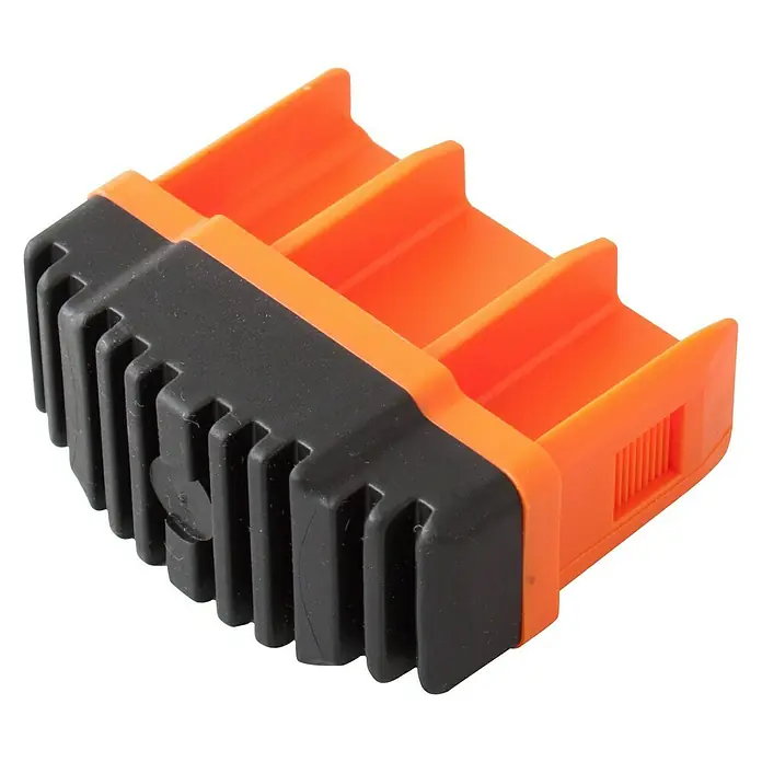 Krause Trapvoeten - Passend bij: Boommaat 97 x 25 mm, 1 Paar, Oranje - Zijaanzicht links