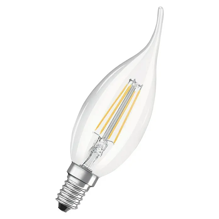 Osram LED žarulja Retrofit Classic BA - 4 W, E14, Topla bijela, Prozirno - Pogled odozgo