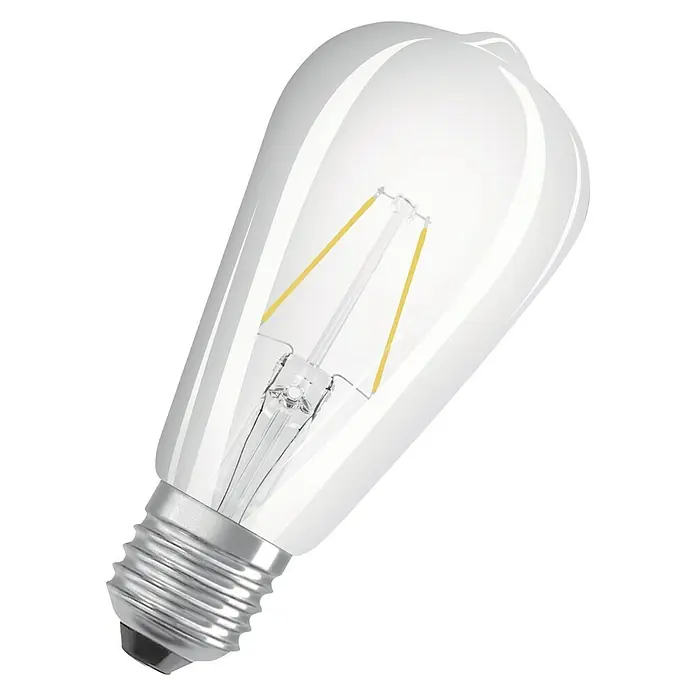 Osram LED-Leuchtmittel Retrofit Classic ST - 2 W, E27, Warmweiß, Klar - Ansicht von oben