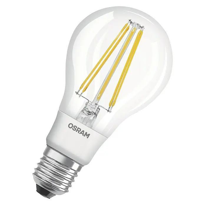 Osram LED-Leuchtmittel Retrofit Classic A - 12 W, E27, A60, Warmweiß, Nicht Dimmbar, Klar - Ansicht von oben