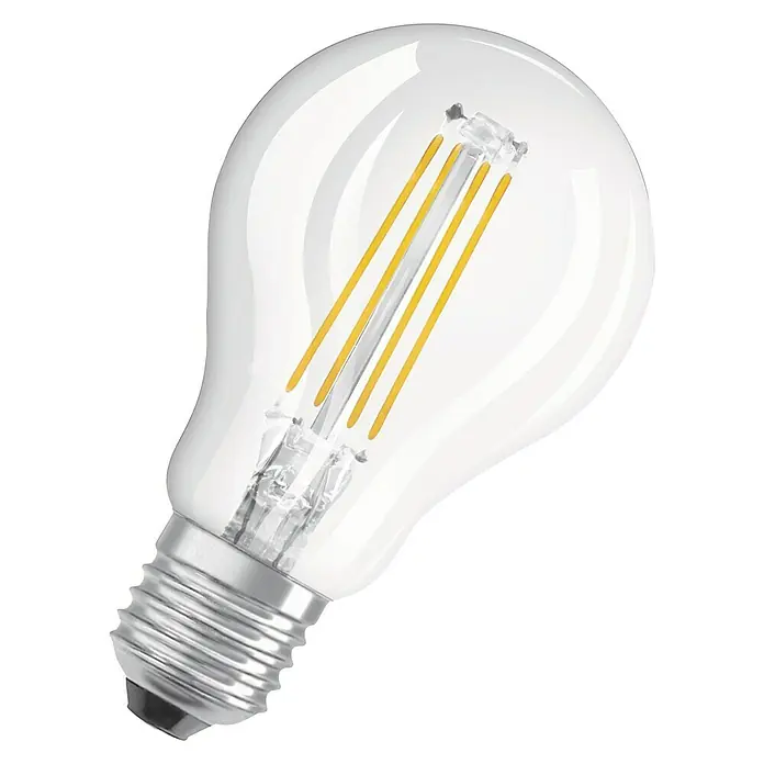 Osram LED-Leuchtmittel Retrofit Classic P - 1,2 W, E27, Warmweiß, Nicht Dimmbar, Klar - Ansicht von oben