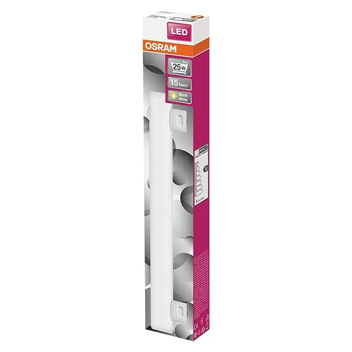Osram Linestra LEDinestra - 5 W, Largo: 300 mm, Blanco cálido - Vista descendente