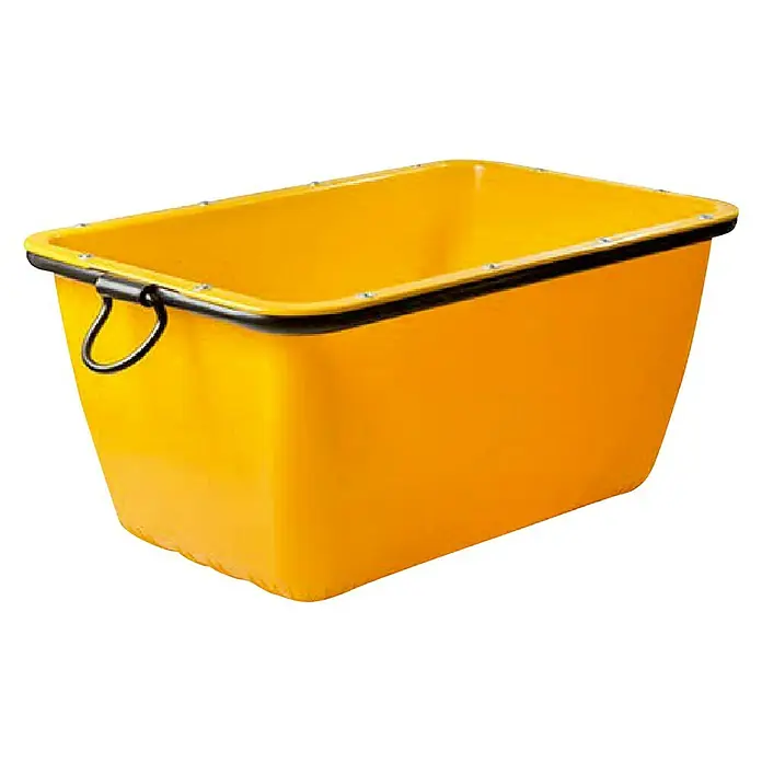 Probau Fertigmörtelkübel - Fassungsvermögen: 200 l, Kranbar, 99,5 x 66,3 x 49 cm - Vorderansicht
