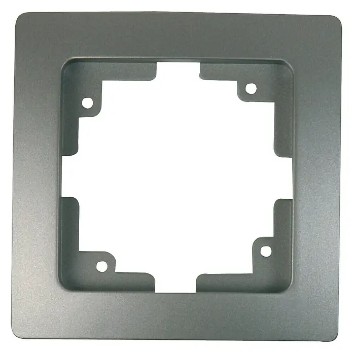 Voltomat DIVA Abdeckrahmen - Platin, 1-fach, Kunststoff, Unterputz
