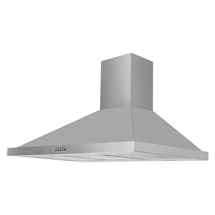 Respekta Kaminhaube CH 44068-90 IXA - Breite: 90 cm, Max. Luftleistung: 621 m³/h im Normalbetrieb, Edelstahl