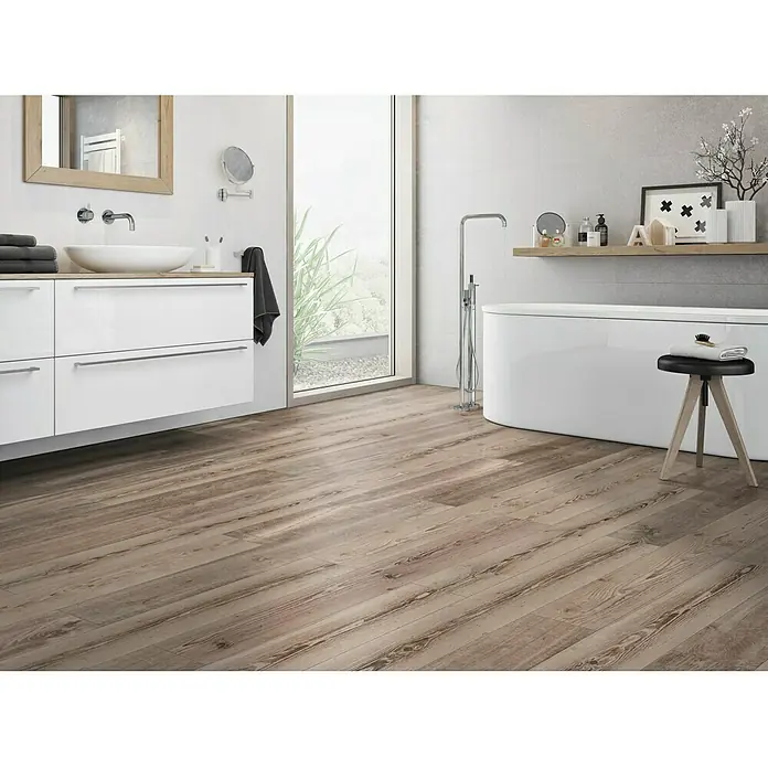 b!design Designboden Aqua Blue Kuba - 1.290 x 203 x 4,5 mm, Landhausdiele - Stimmungsaufnahme