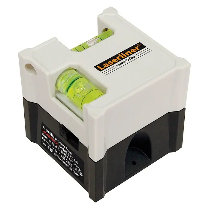 Laserliner Kreuzlinienlaser LaserCube - Max. Arbeitsbereich: 5 m - Ansicht von oben