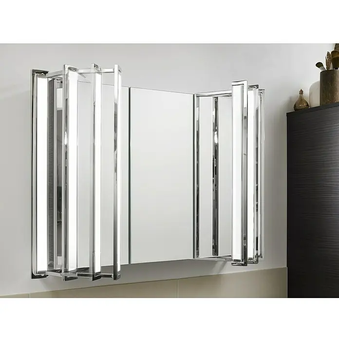 Camargue LED-Spiegelschrank Flexilight - B x H: 92,3 x 65 cm, Mit Beleuchtung, Spanplatte, Weiß - Anwendungsbeispiel
