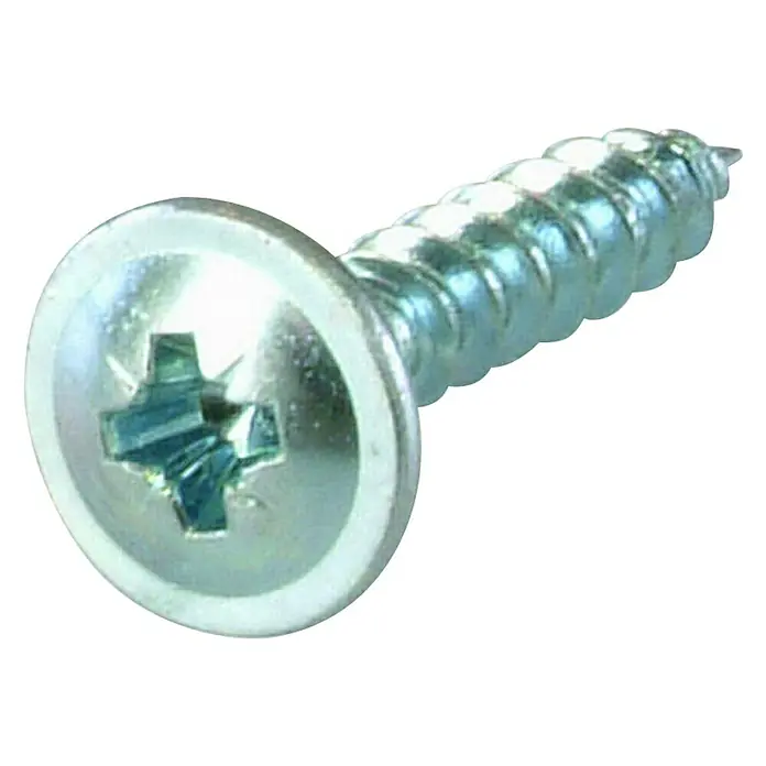 Stabilit Vijak za spajanje stražnjih stranica drvenih elemenata - Ø x D: 3 x 16 mm, PZ 1, Čelik, Pocinčano, 40 kom - Pogled odozgo