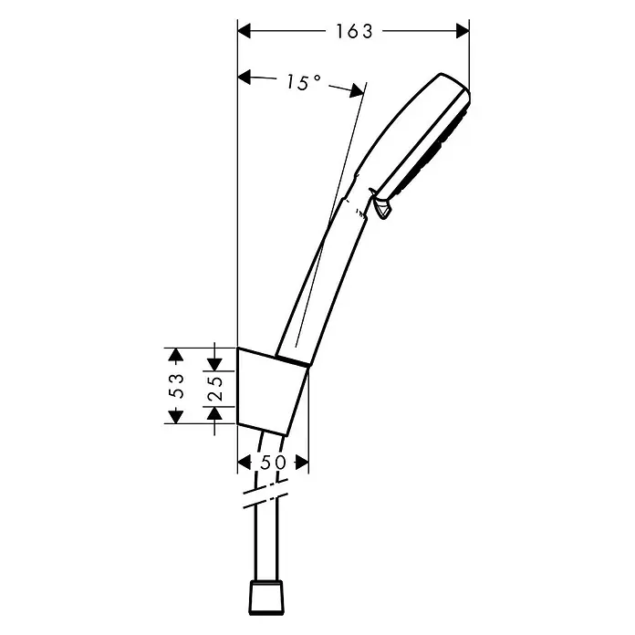 Hansgrohe Crometta Brause-Set Crometta 100 Vario - Anzahl Funktionen: 4 Stk., Durchmesser Handbrause: 10 cm, Chrom
