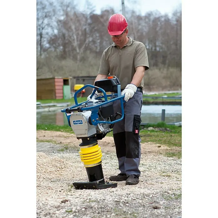 Scheppach Vibrationsstampfer VS1000 - 4 kW - Anwendungsbeispiel