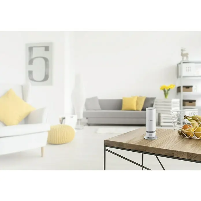 Bosch Smart Home Innenkamera - 1.920 x 1.080 Pixel (Full HD), Reichweite Funk: 80 m (Freifeld) - Anwendungsbeispiel